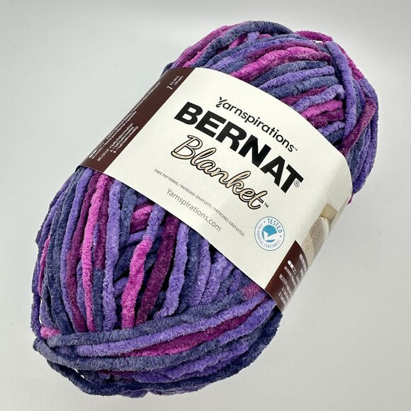 Bernat Blanket Big Ball Yarn Purple Sunset - Picture 1 of 6